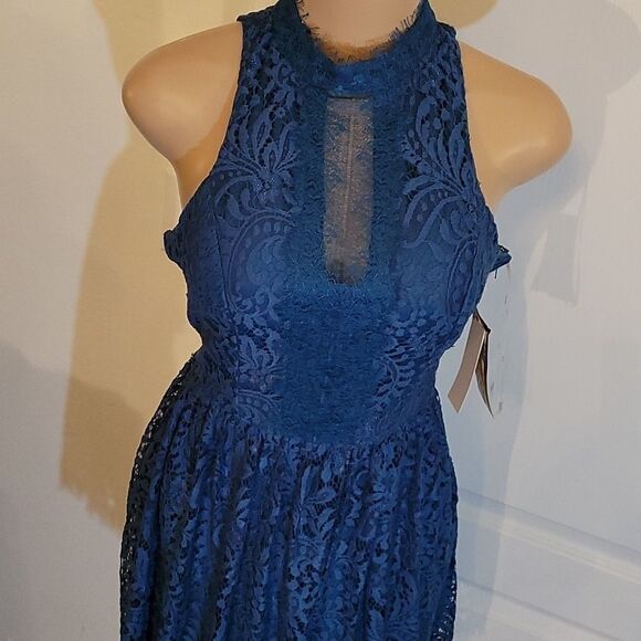 BRAND NEW TRIXXI  DARK GREEN LACE  DRESS - Picture 7 of 15